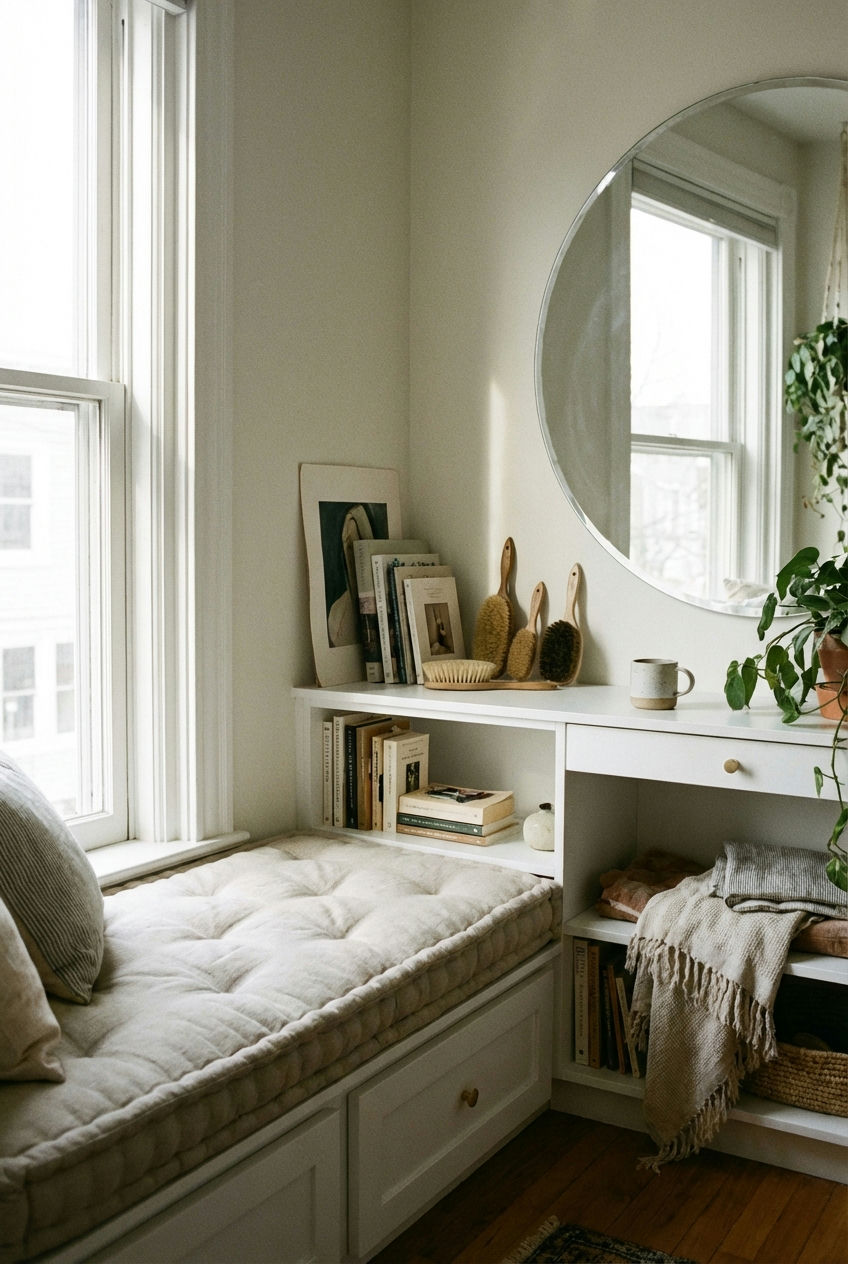 Floating-Shelf-with-Mirrored-Cabinet-Vanity-2