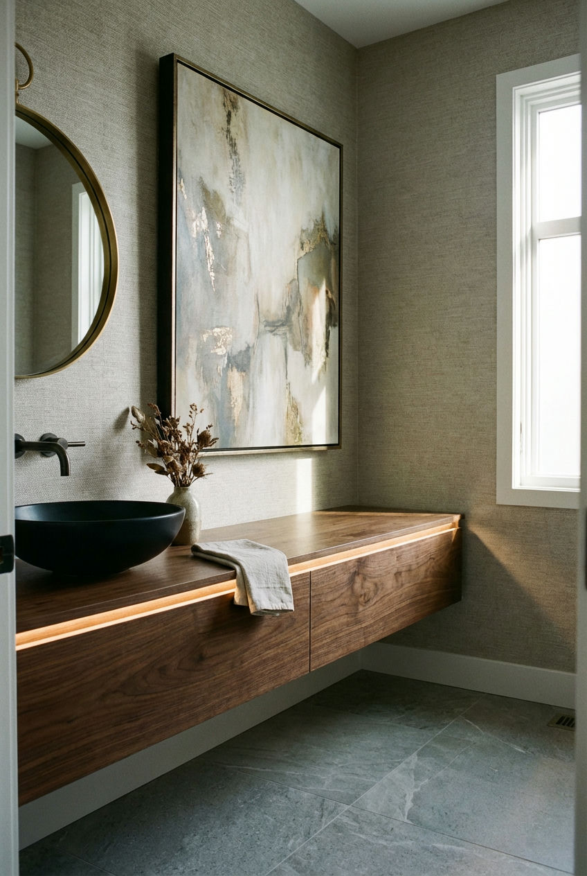 Luxurious Floating Vanity 2