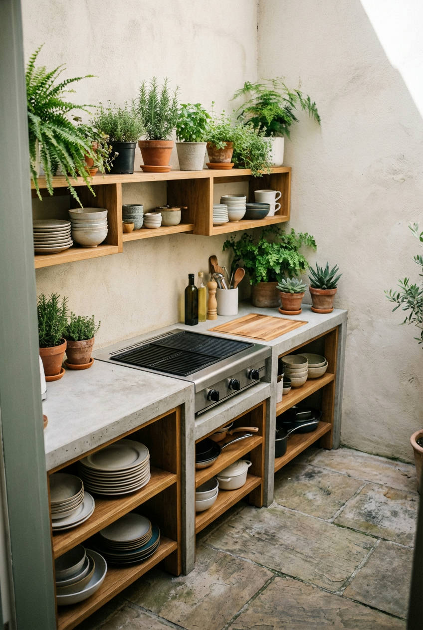 Compact Side Kitchens for Small Spaces 1