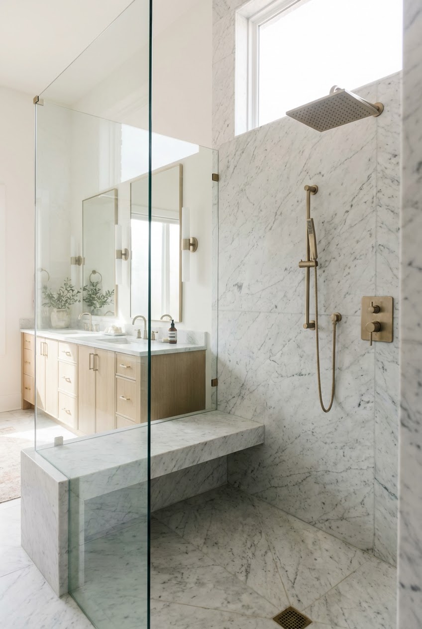 Walk-In Showers with Bench Seats 1