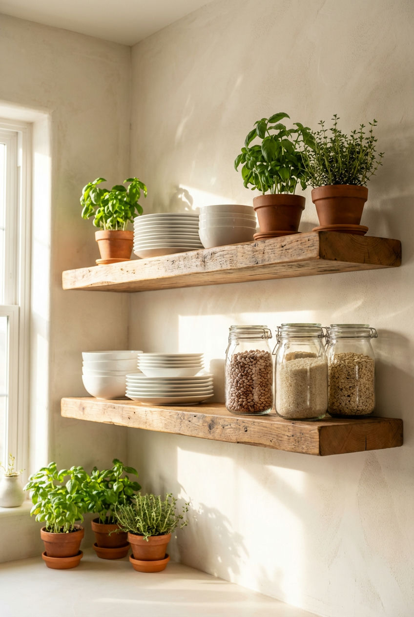 Open Shelving with Purpose 1