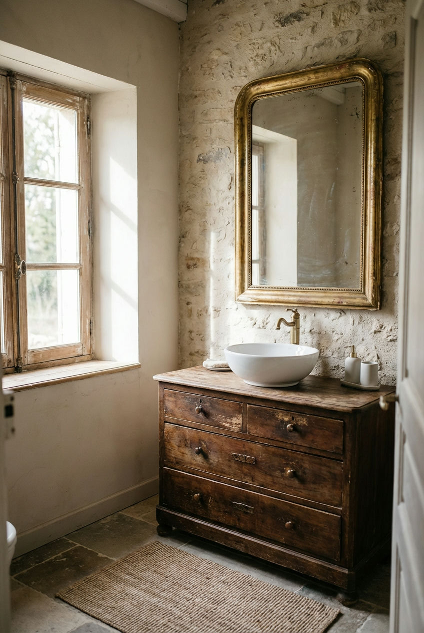 Antique-Inspired-Vanity-Conversion 1
