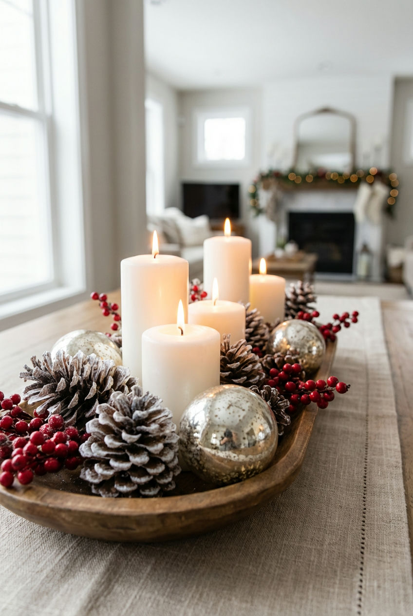 Festive Christmas Decor Table 2