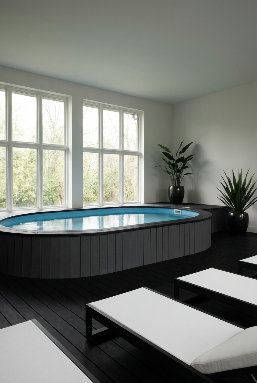 Minimalist Black Pool Deck 1