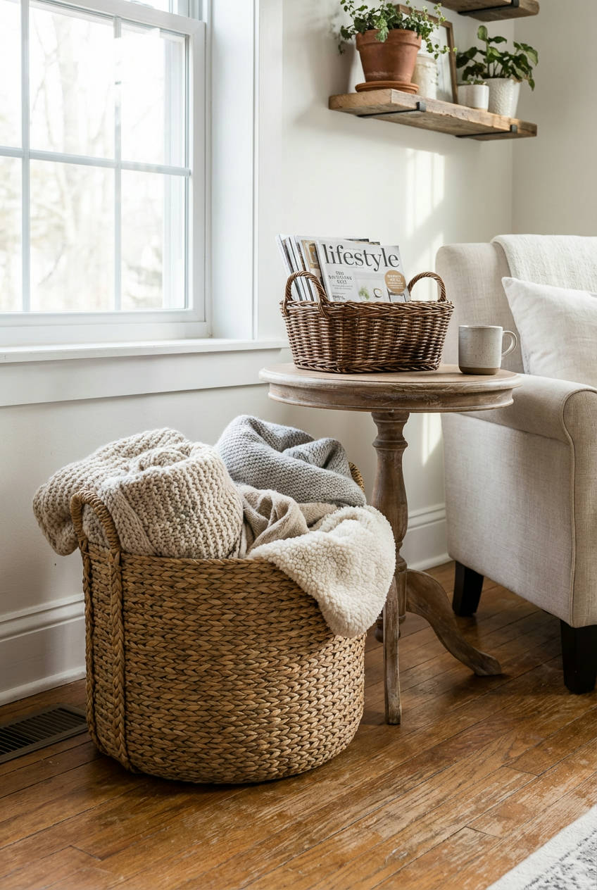 Woven Baskets and Storage 1