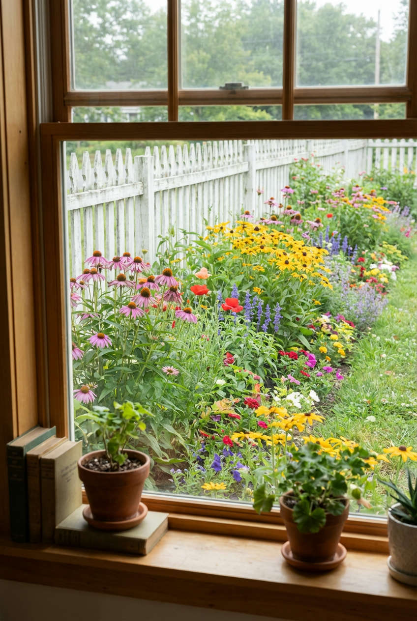 Garden Along the Fence Line 2