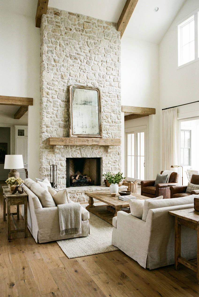 Statement Fireplace Vignettes 1