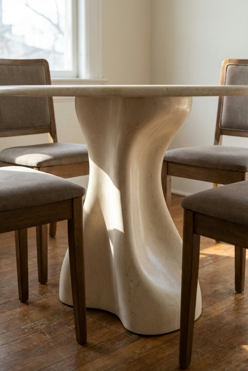 The Sculptural Pedestal Design Modern 2