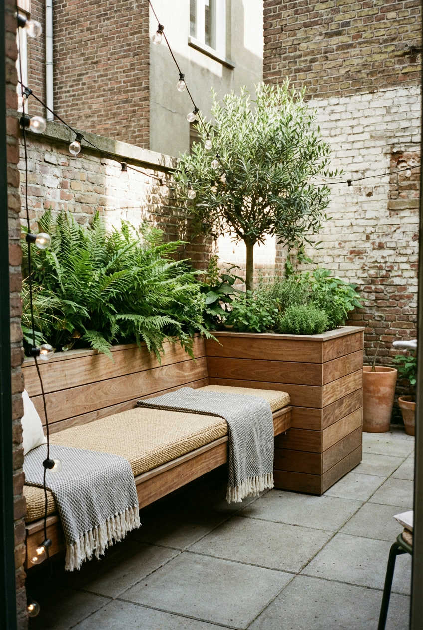 Integrated Planters & Seating 2