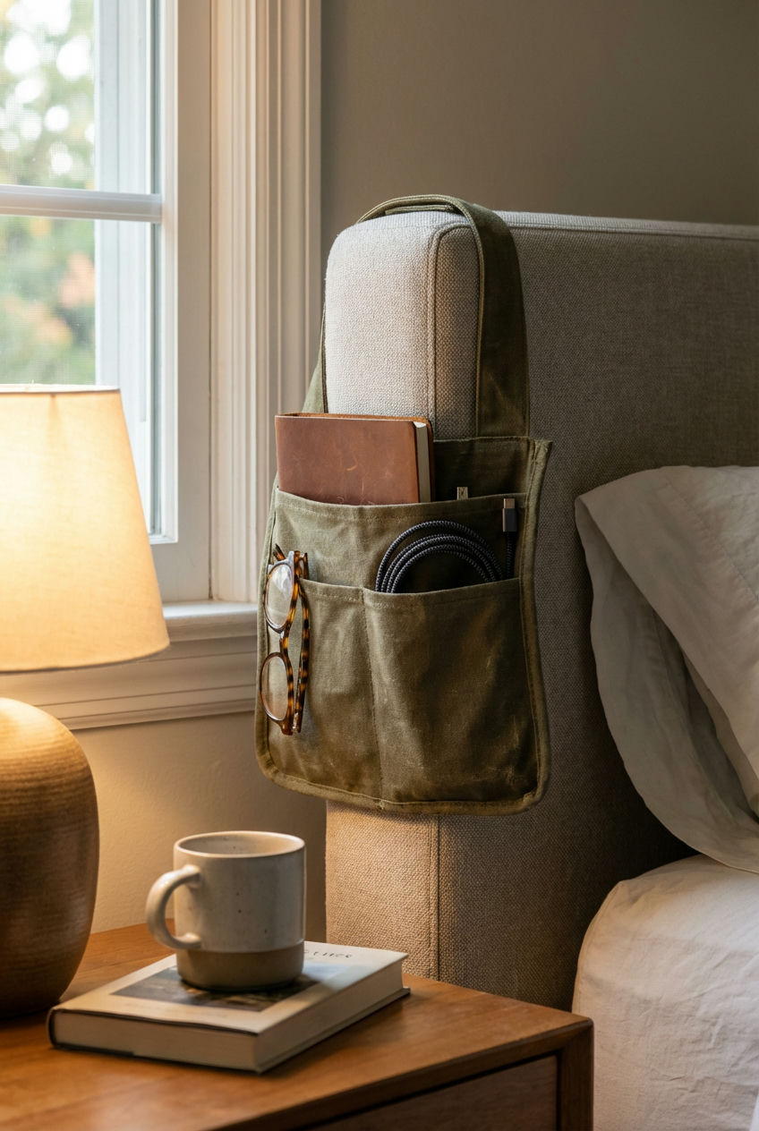 Bedside Caddy for Small Items 2
