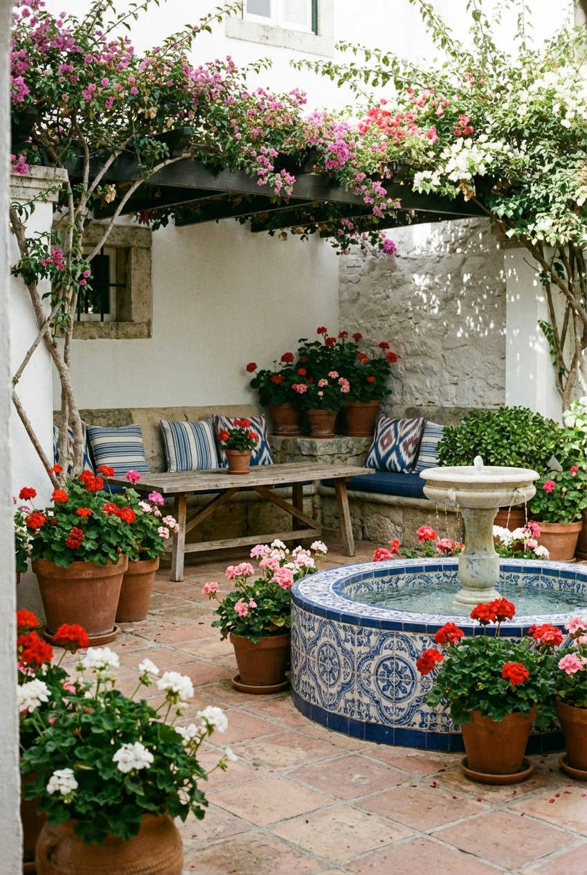 Mediterranean Courtyard Chic 2