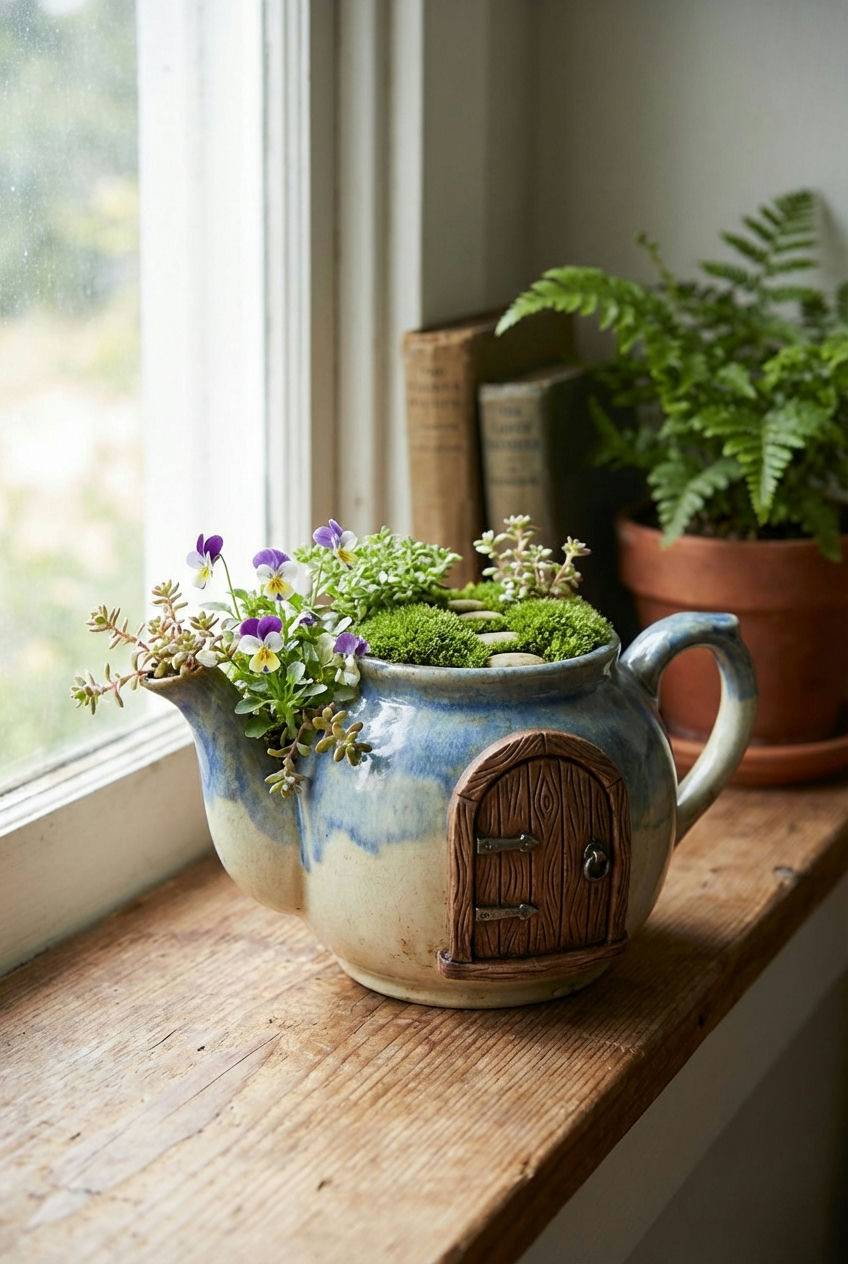 Upcycled Container Gardens 1