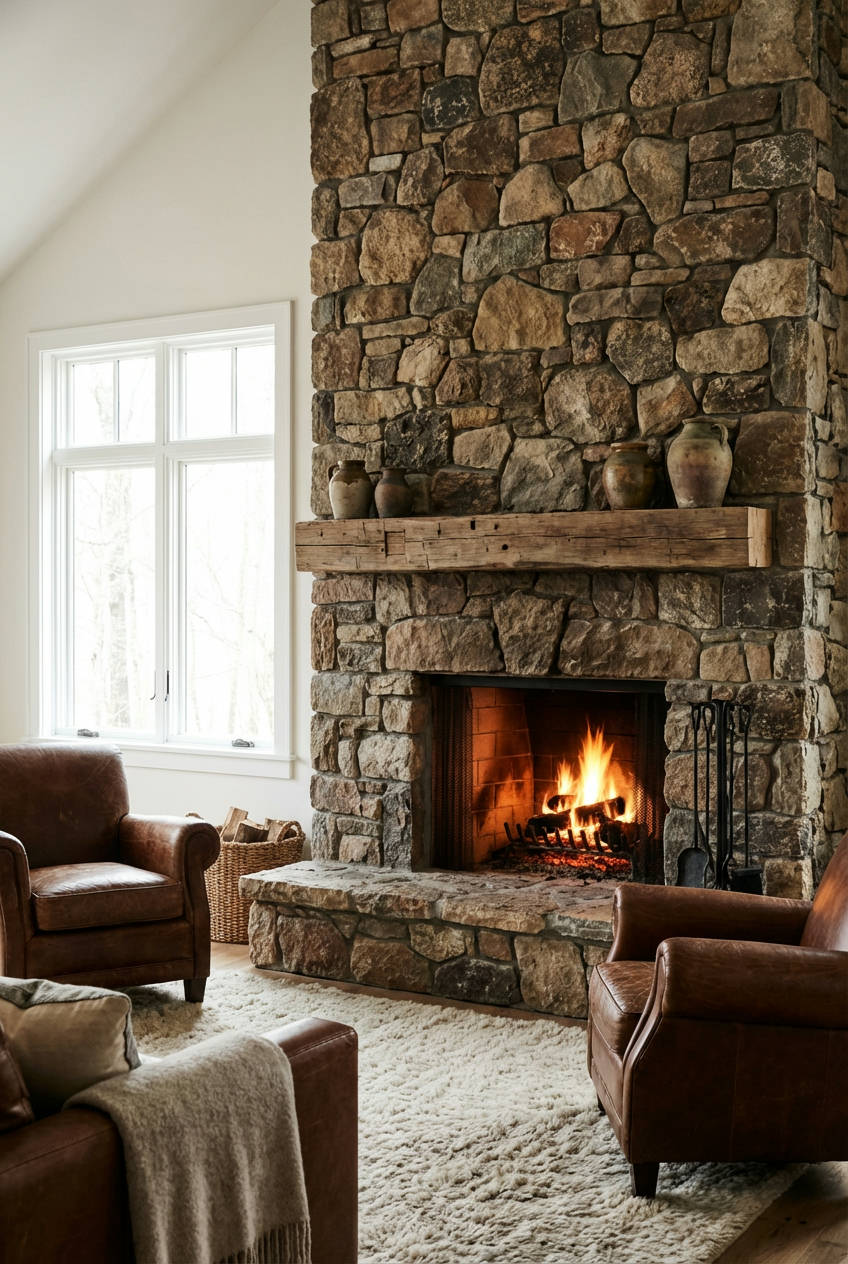 Statement Stone Fireplaces 1