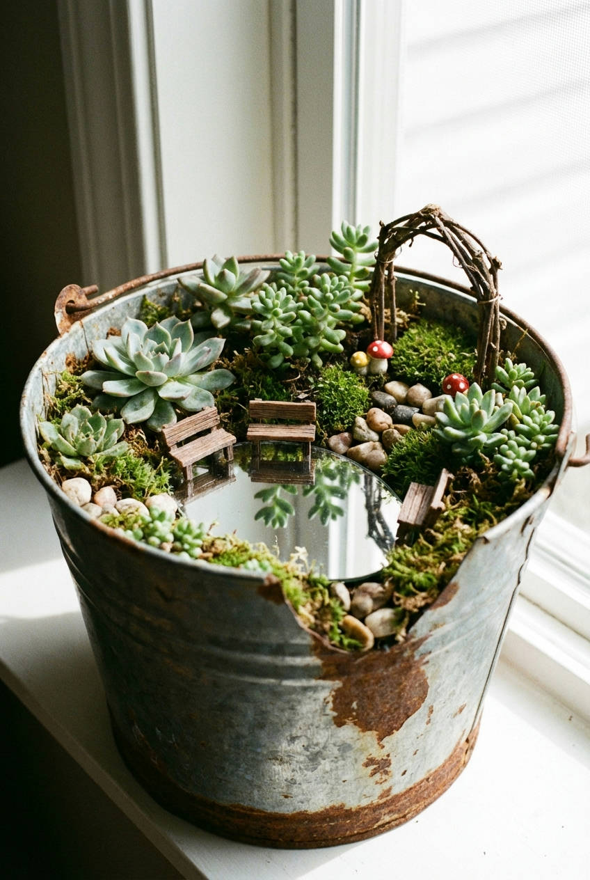 Upcycled Container Gardens 2