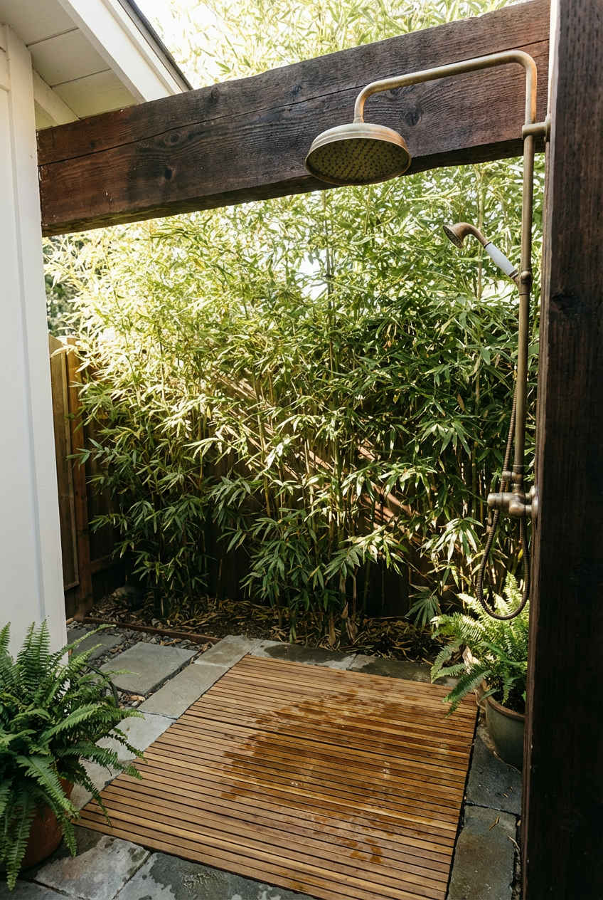 Outdoor Shower Oasis 1