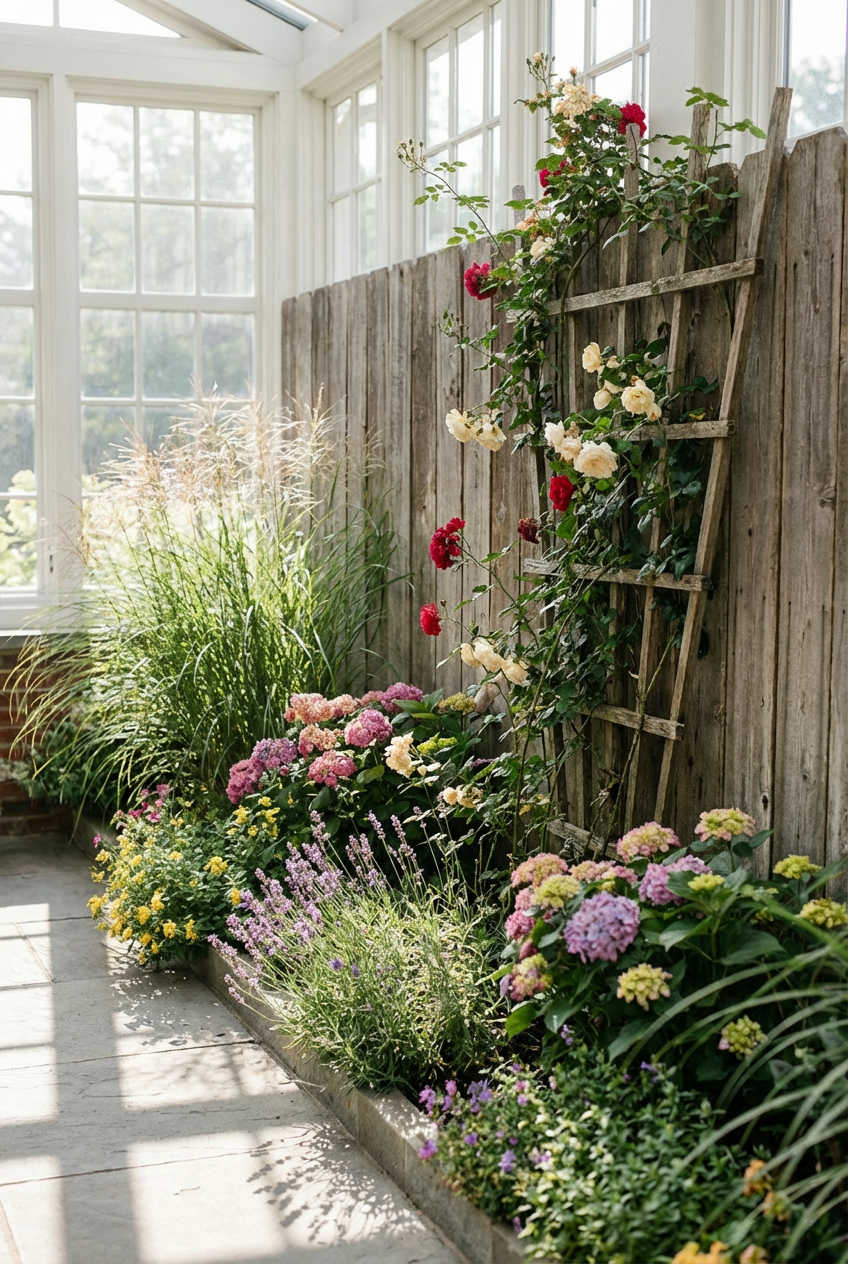 Garden Along the Fence Line 1