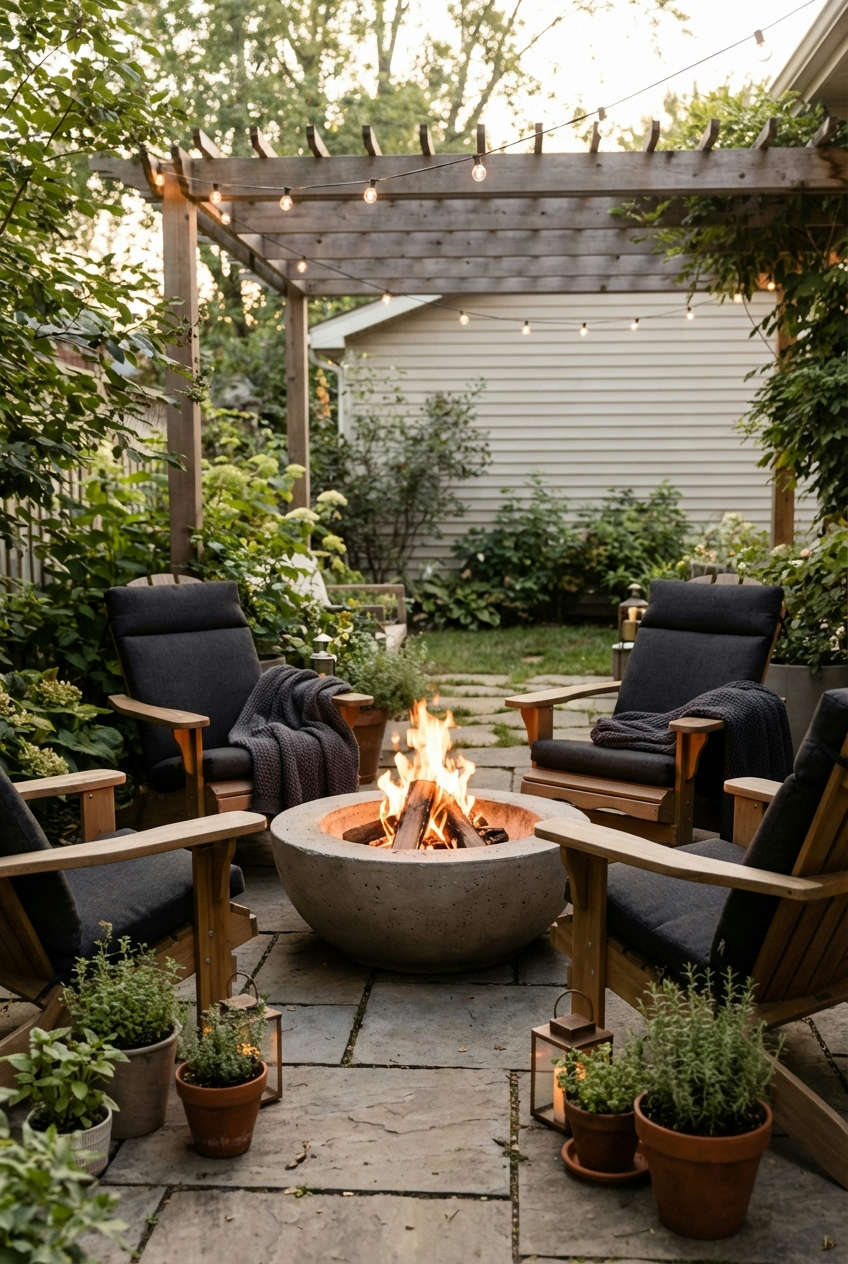Cozy Fire Pit Nook 1