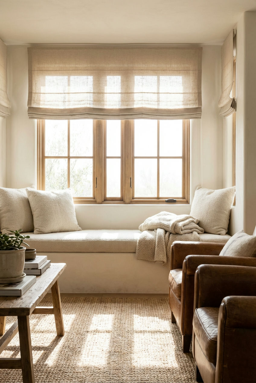Linen-Drapes-and-Roman-Shades 2
