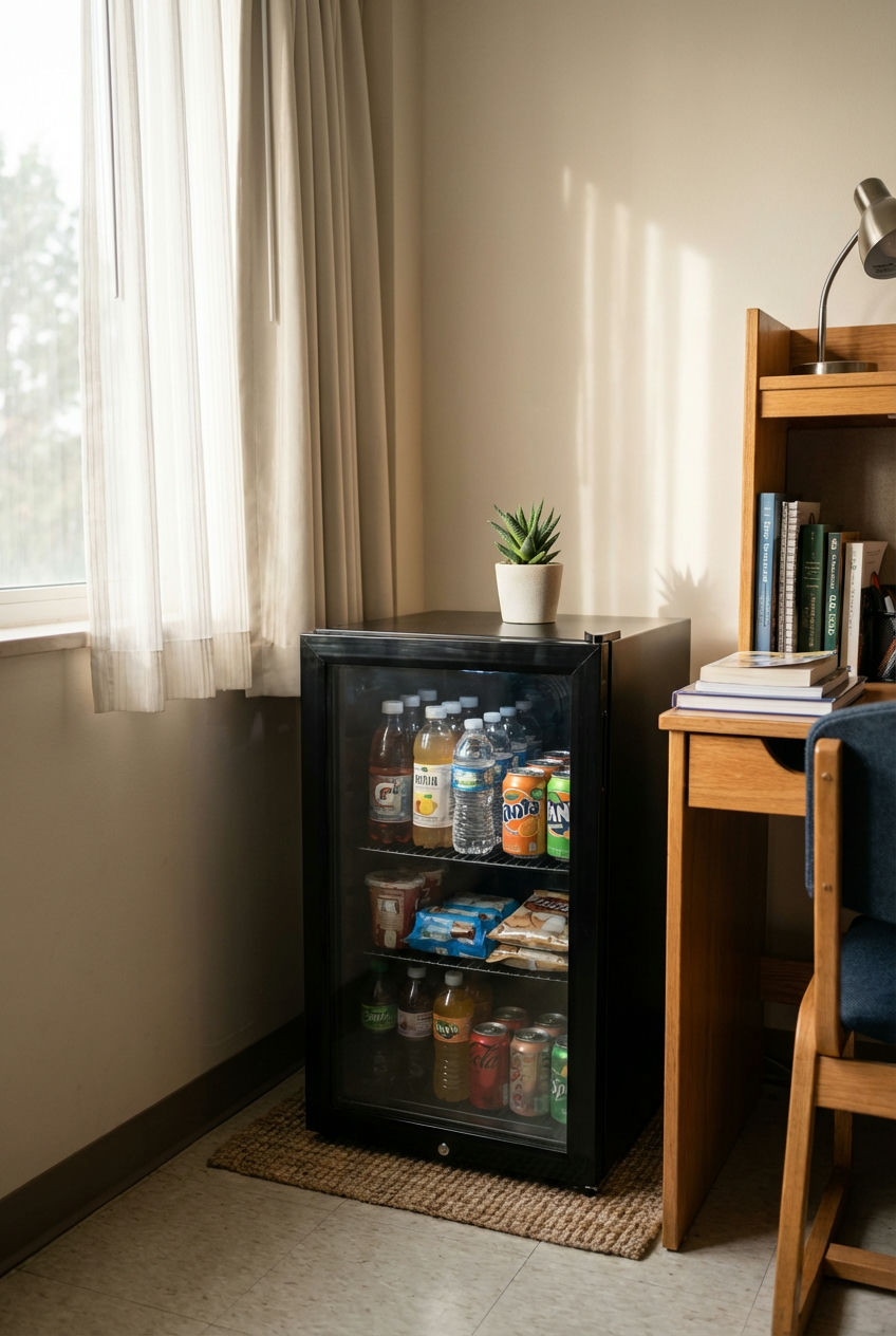 Mini Fridge for Snacks & Drinks 1