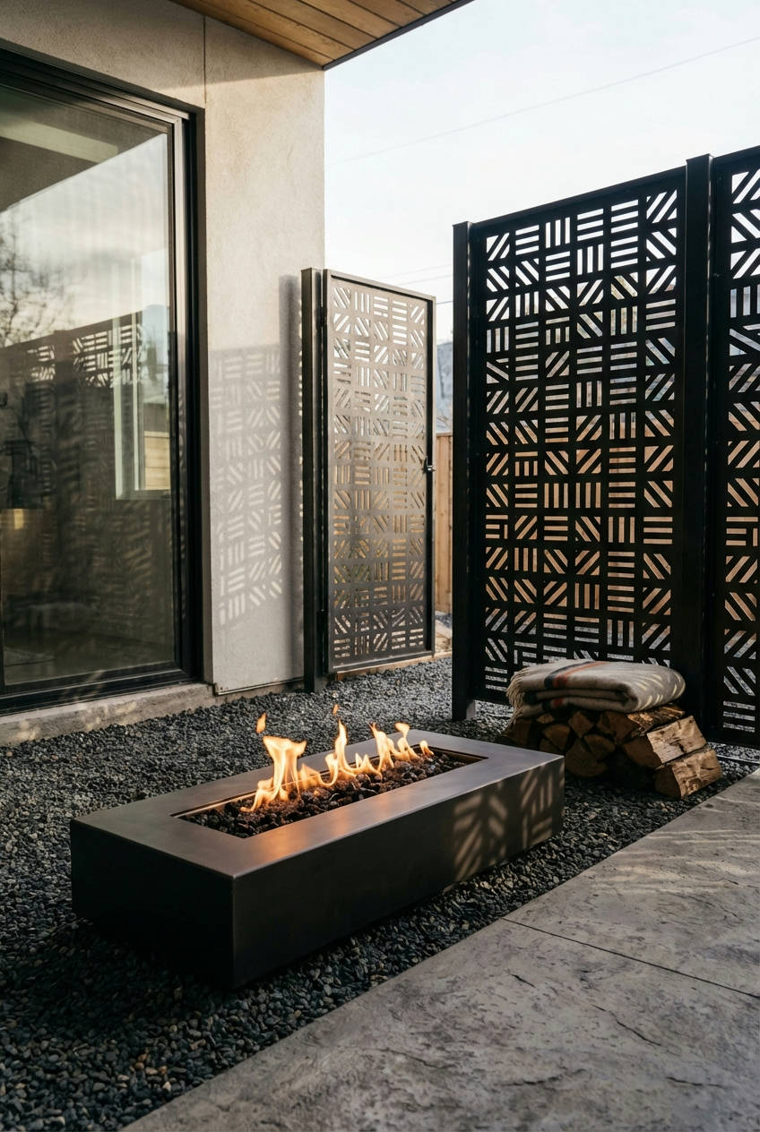 Fire-Pit-with-Decorative-Privacy-Screens-1
