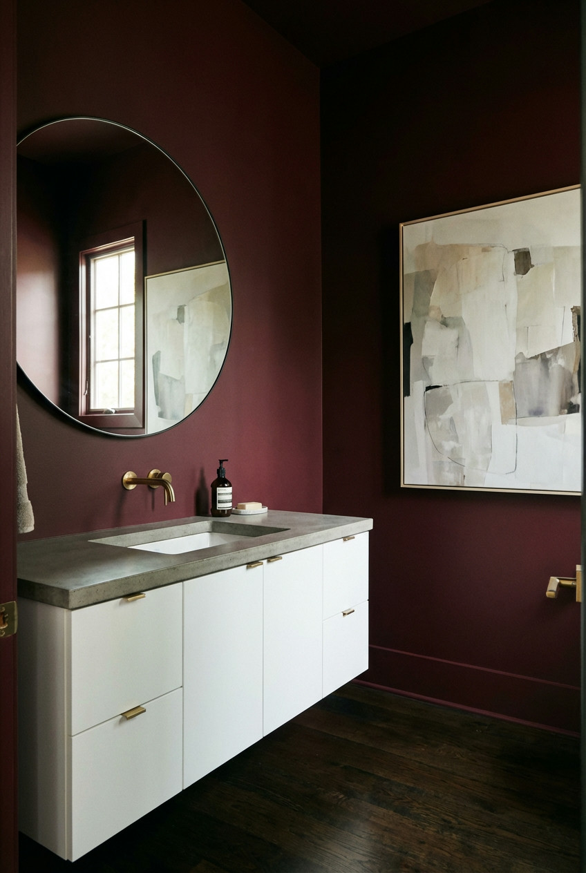 Bold Burgundy Tones 2