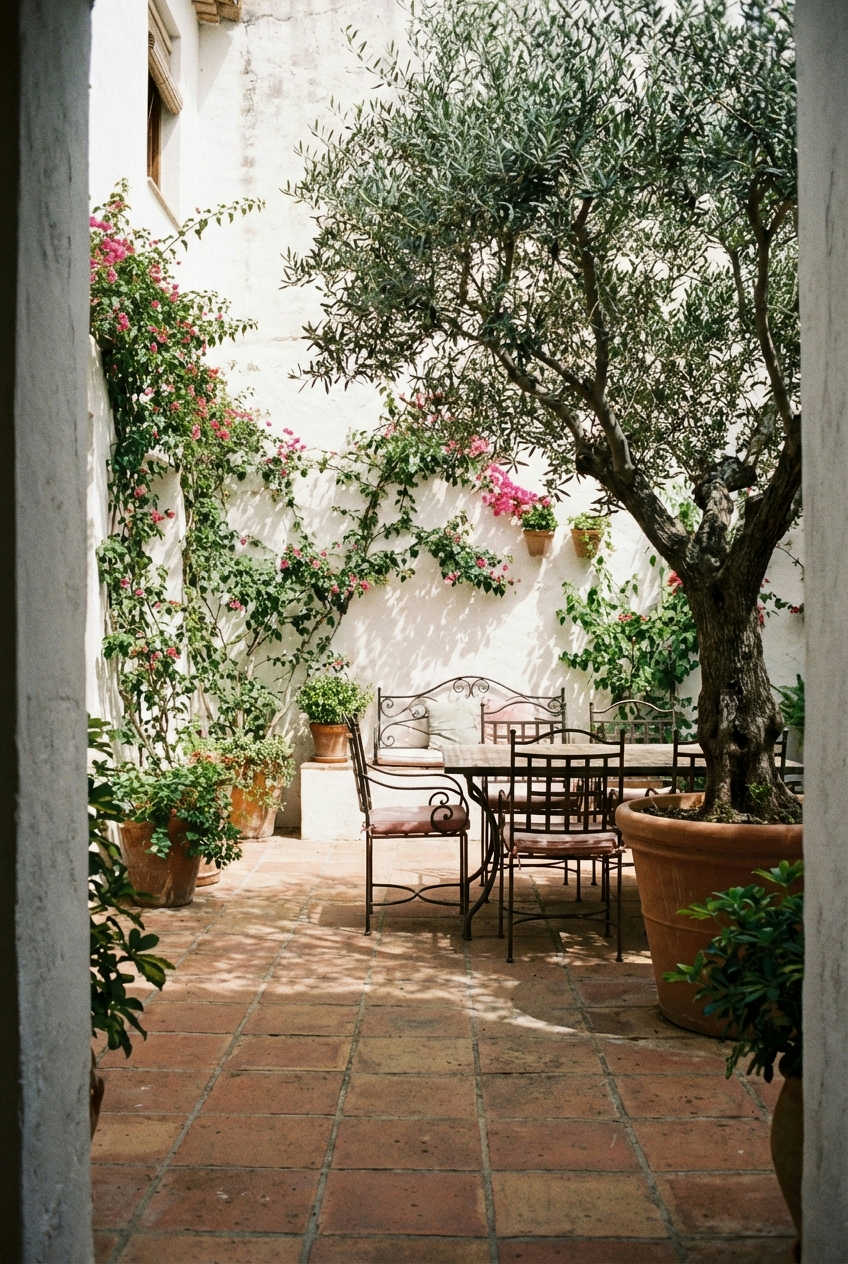 Mediterranean Courtyard Chic 1
