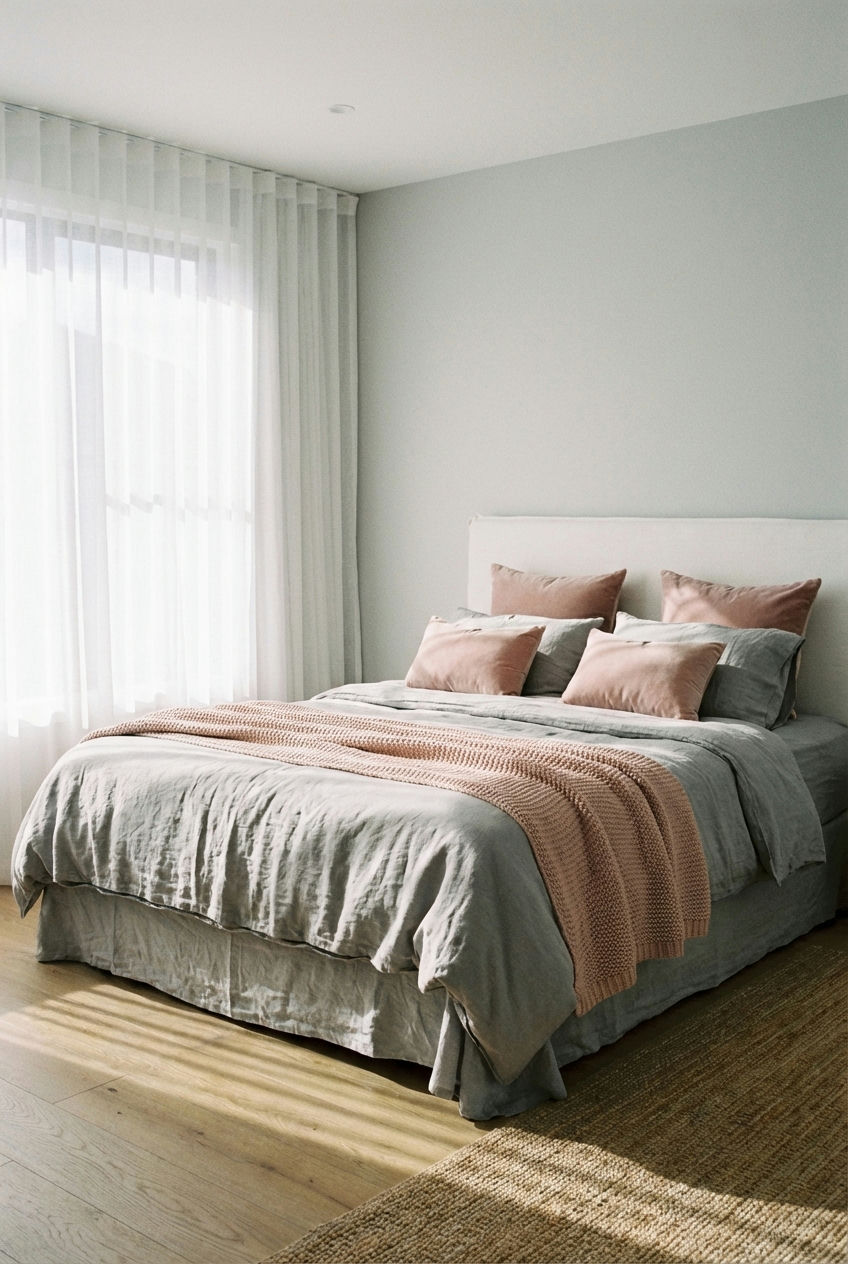Soft Grey and Blush Color Combination 1