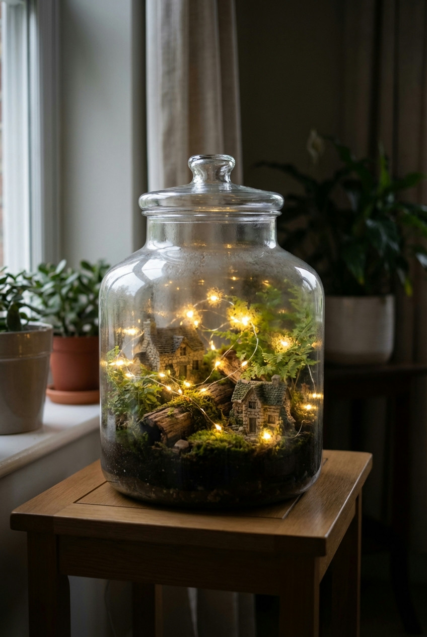 Glowing Terrarium Worlds 1