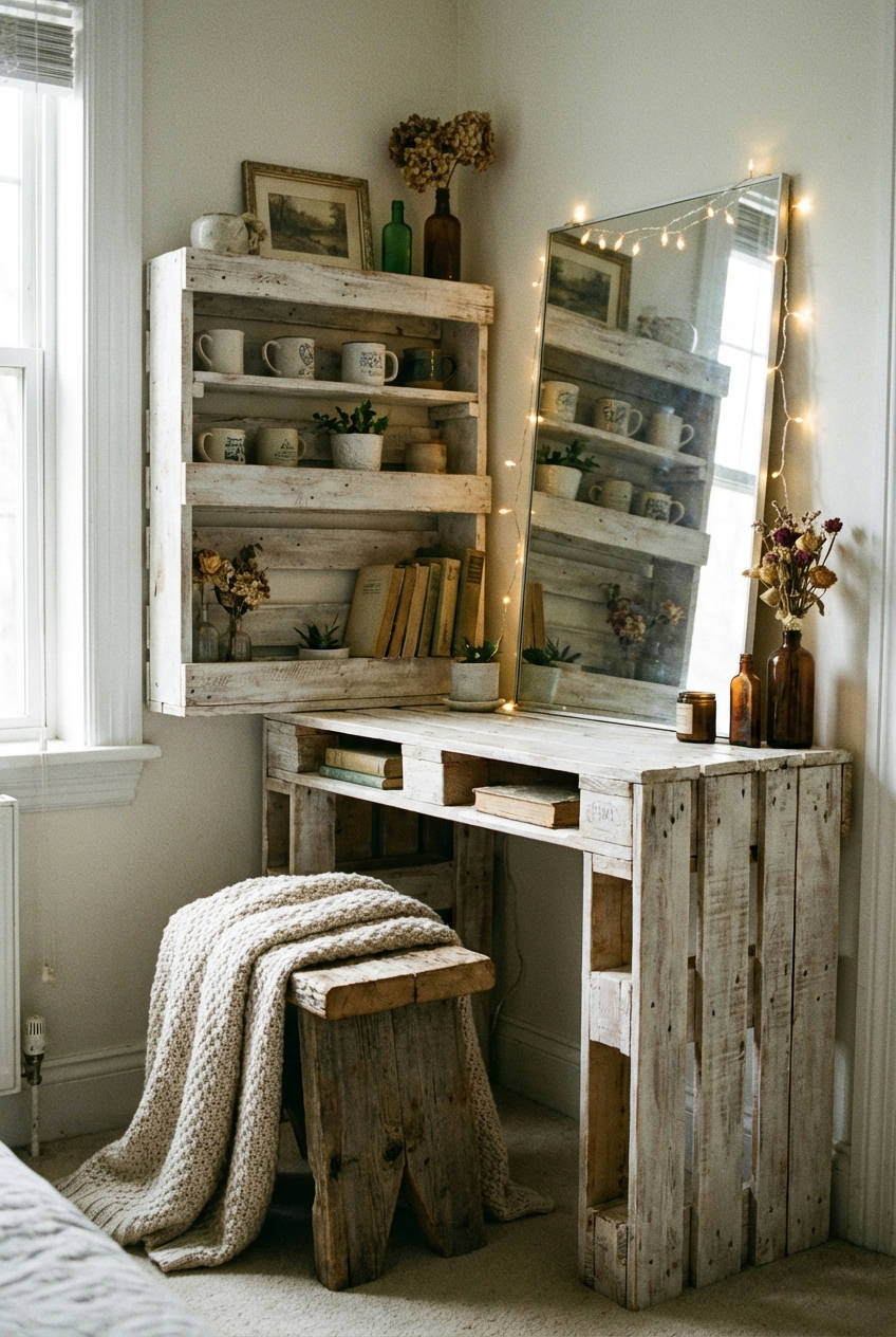 DIY Pallet Wood Vanity 2