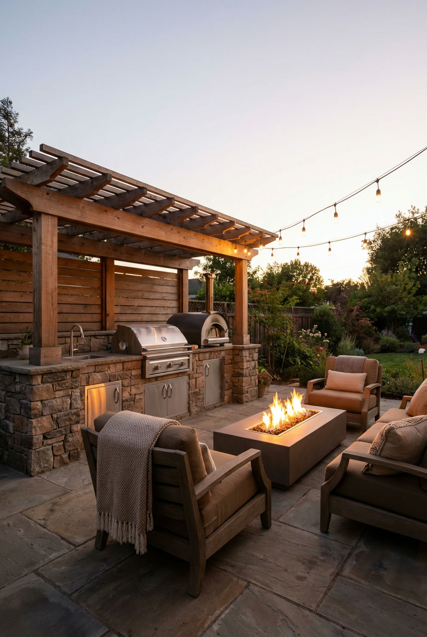 Cozy Fire Features Alongside 1