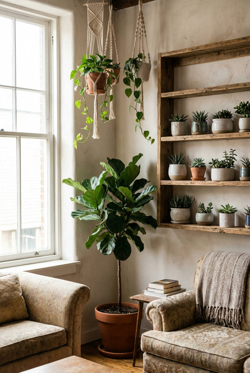 Lush Indoor Greenery and Plant Power 1