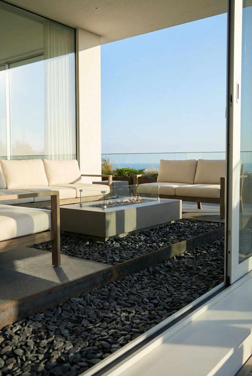 Fire-Pit-with-Decorative-Gravel-Base-2