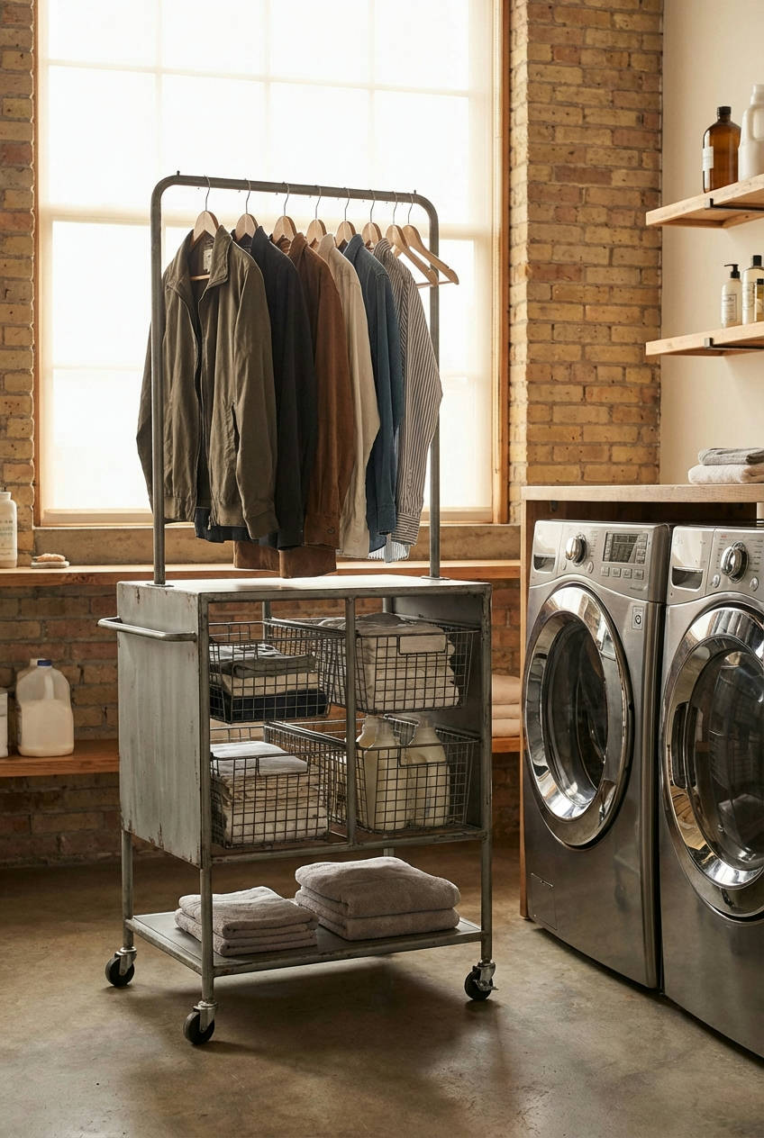 Mobile-Laundry-Cart 2