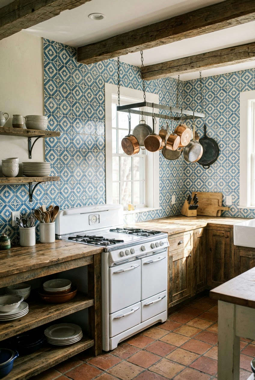Patterned Tile Backsplashes 1