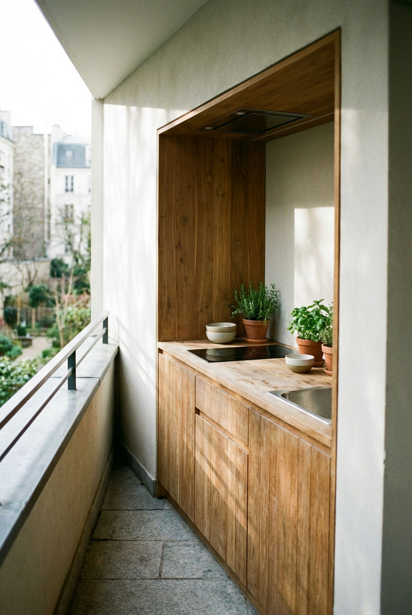 Compact Side Kitchens for Small Spaces 2