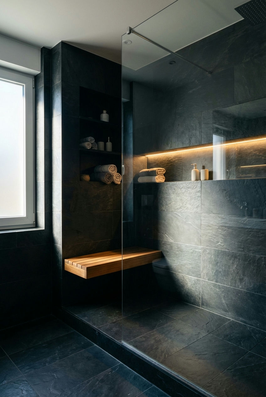 Walk-In Showers with Bench Seats 2