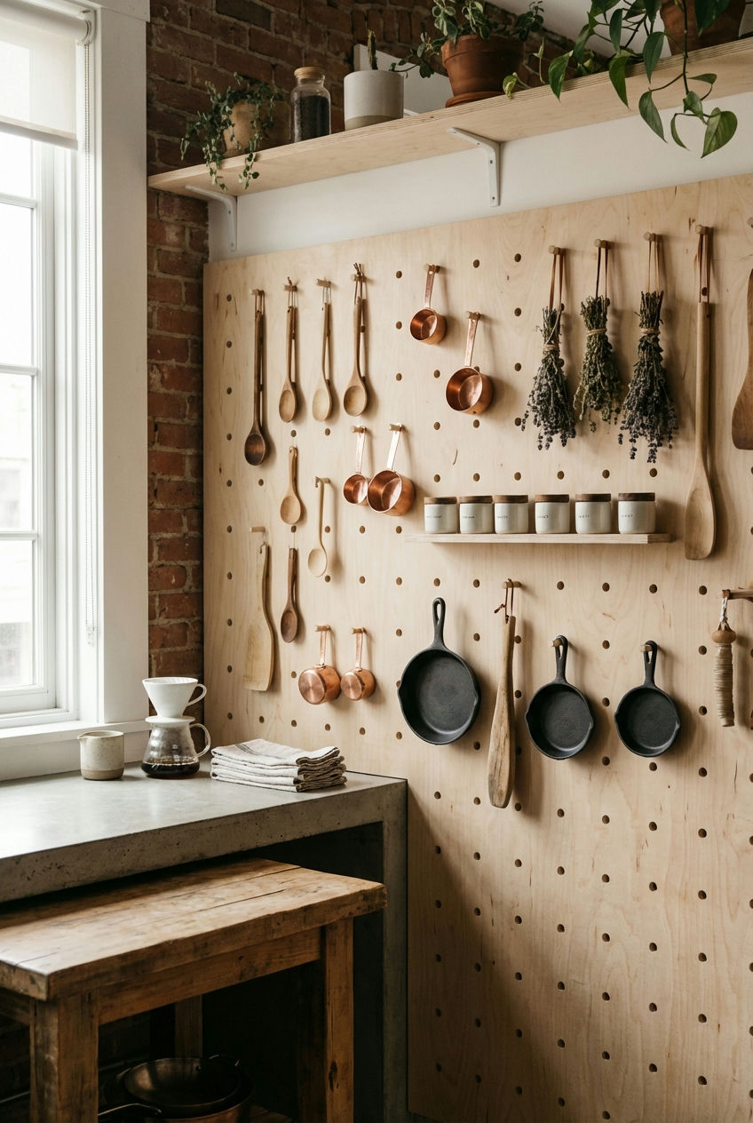 Artful Pegboards & Wall Organizers 1