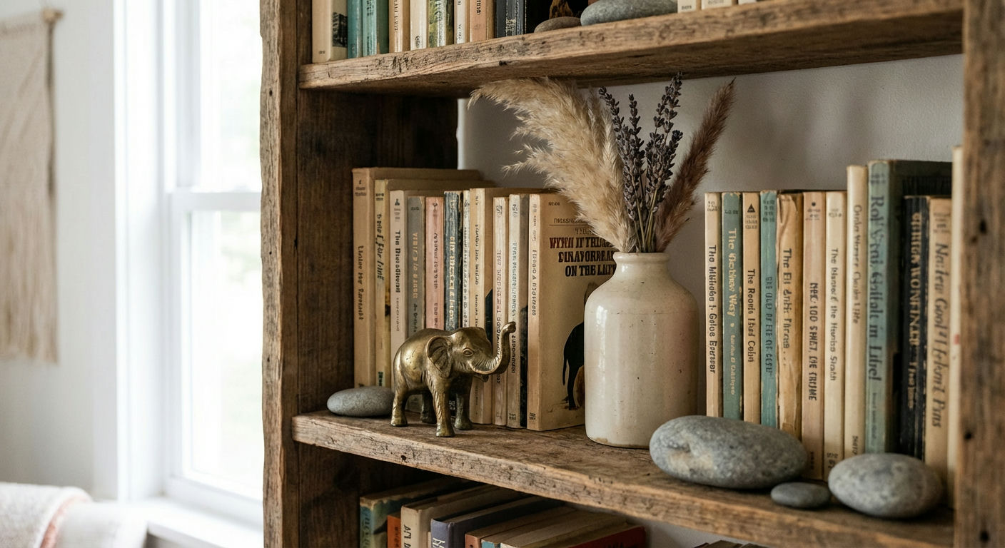 Eclectic-Bookshelf-Styling-2