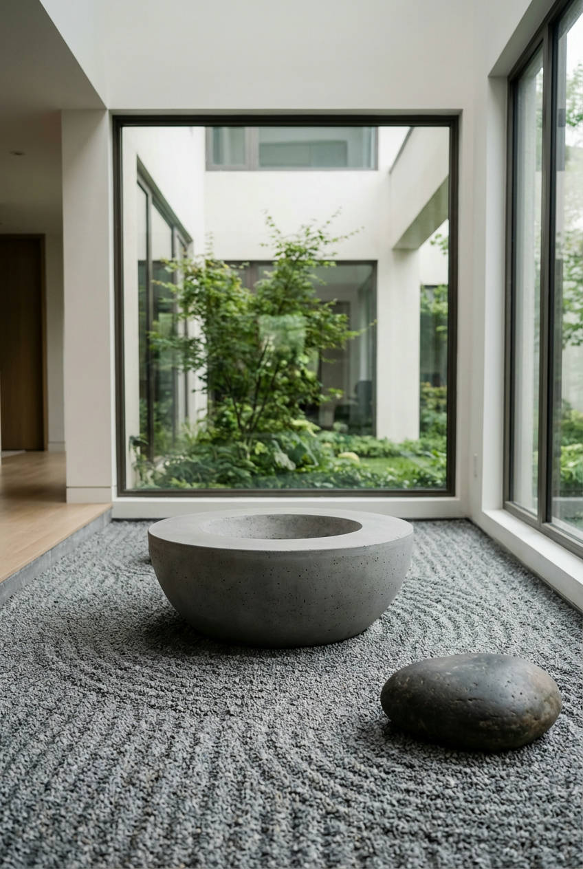 Minimalist Concrete Bowl 2