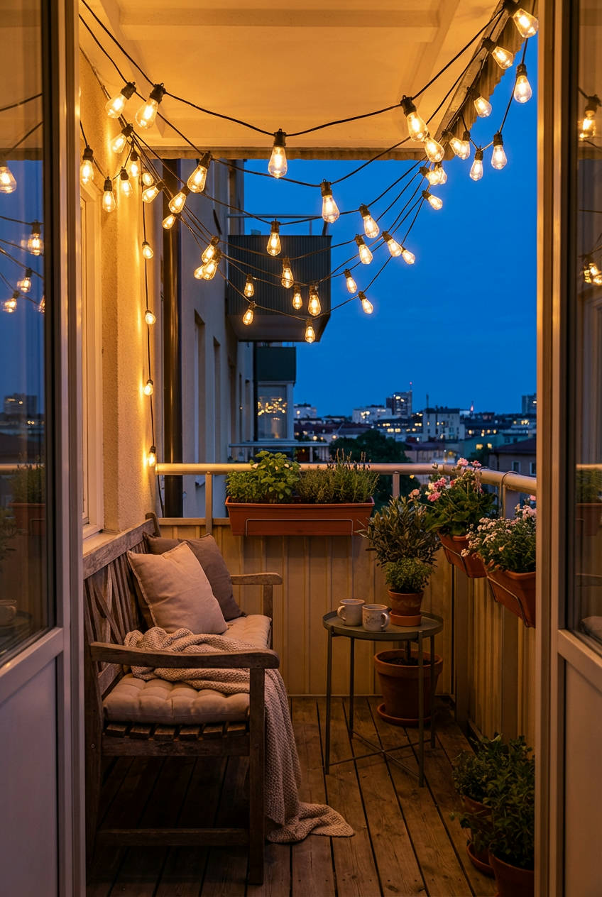 String Light Canopy 1