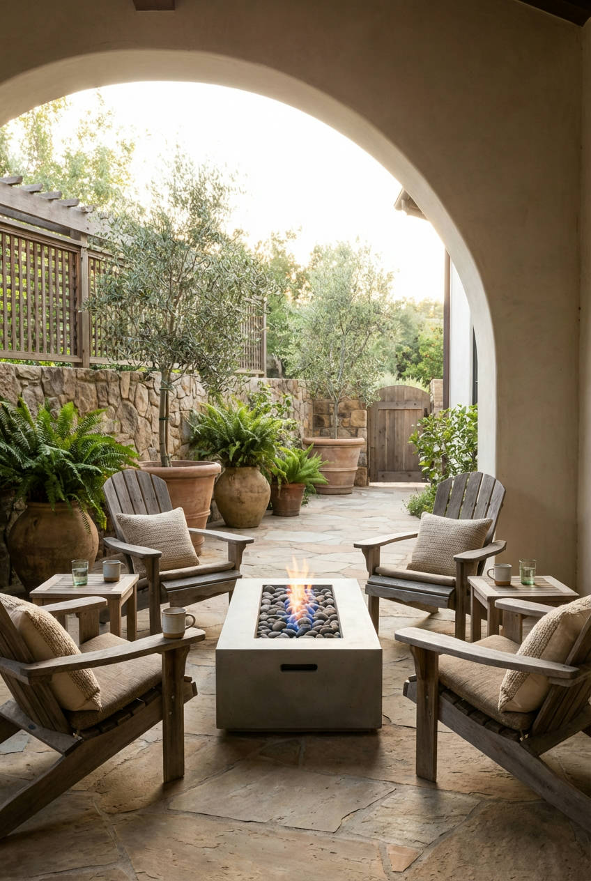 Cozy Fire Pit Lounge 2