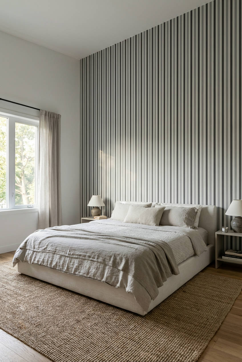Accent-Walls-with-Vertical-Stripes 1