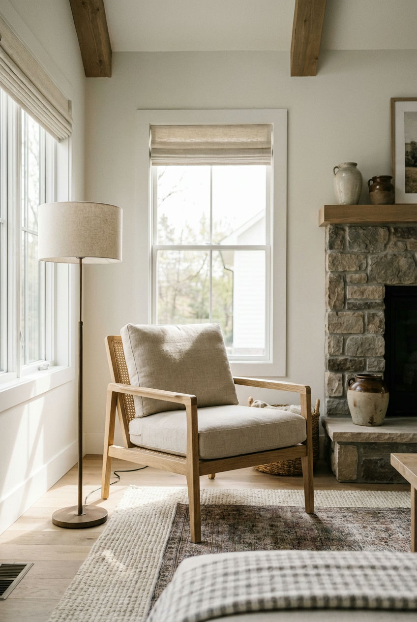 Comfortable yet Sculptural Armchairs 1