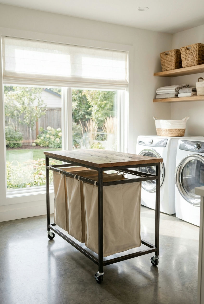 Mobile-Laundry-Cart 1