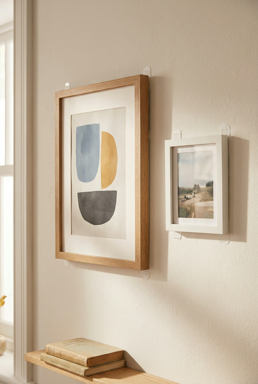 Gallery Wall with Command Strips 2