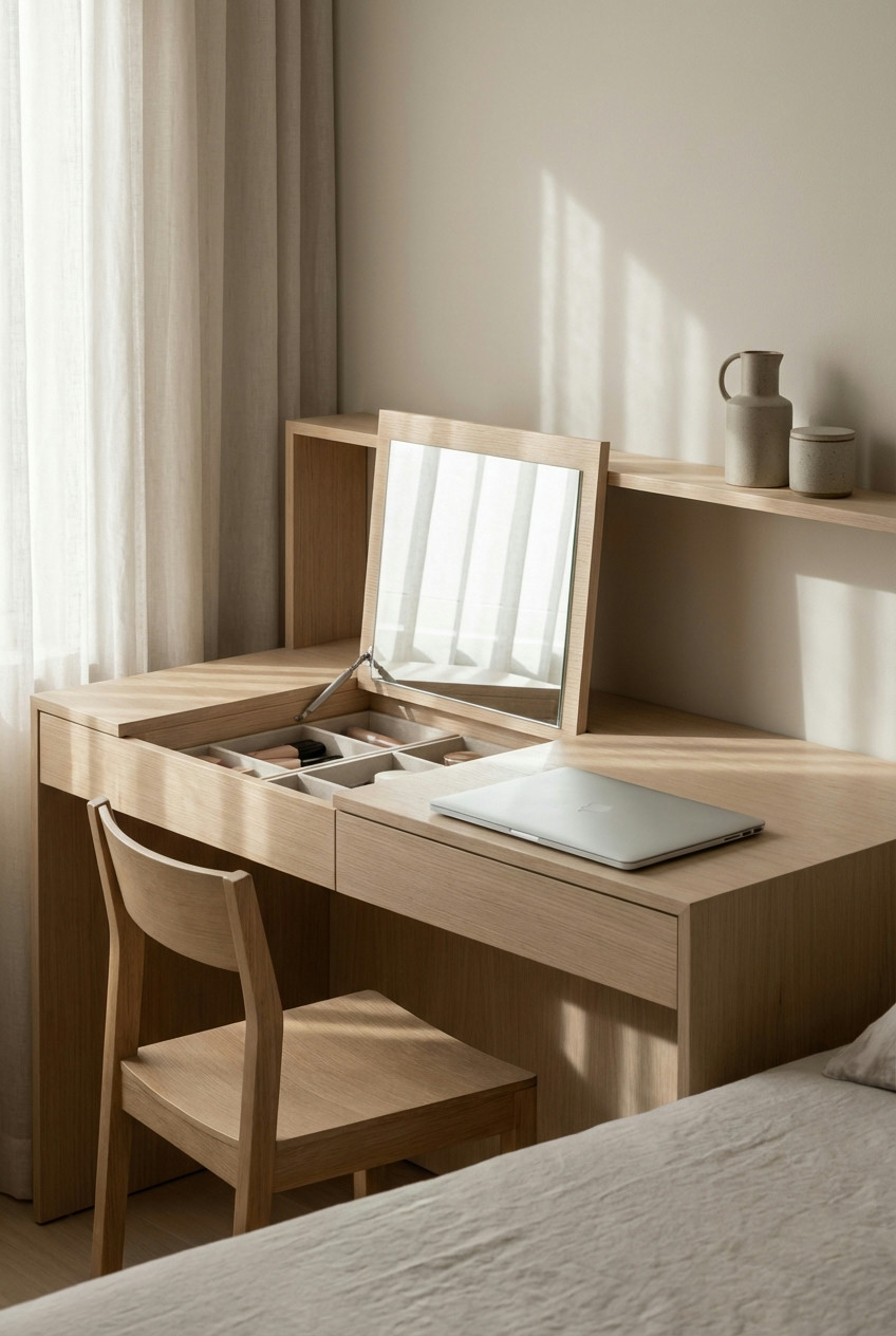 Integrated Desk-Vanity-Combo 1