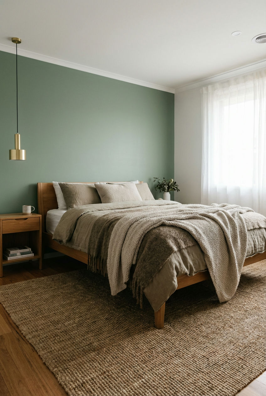 Serene Sage Green Walls 2