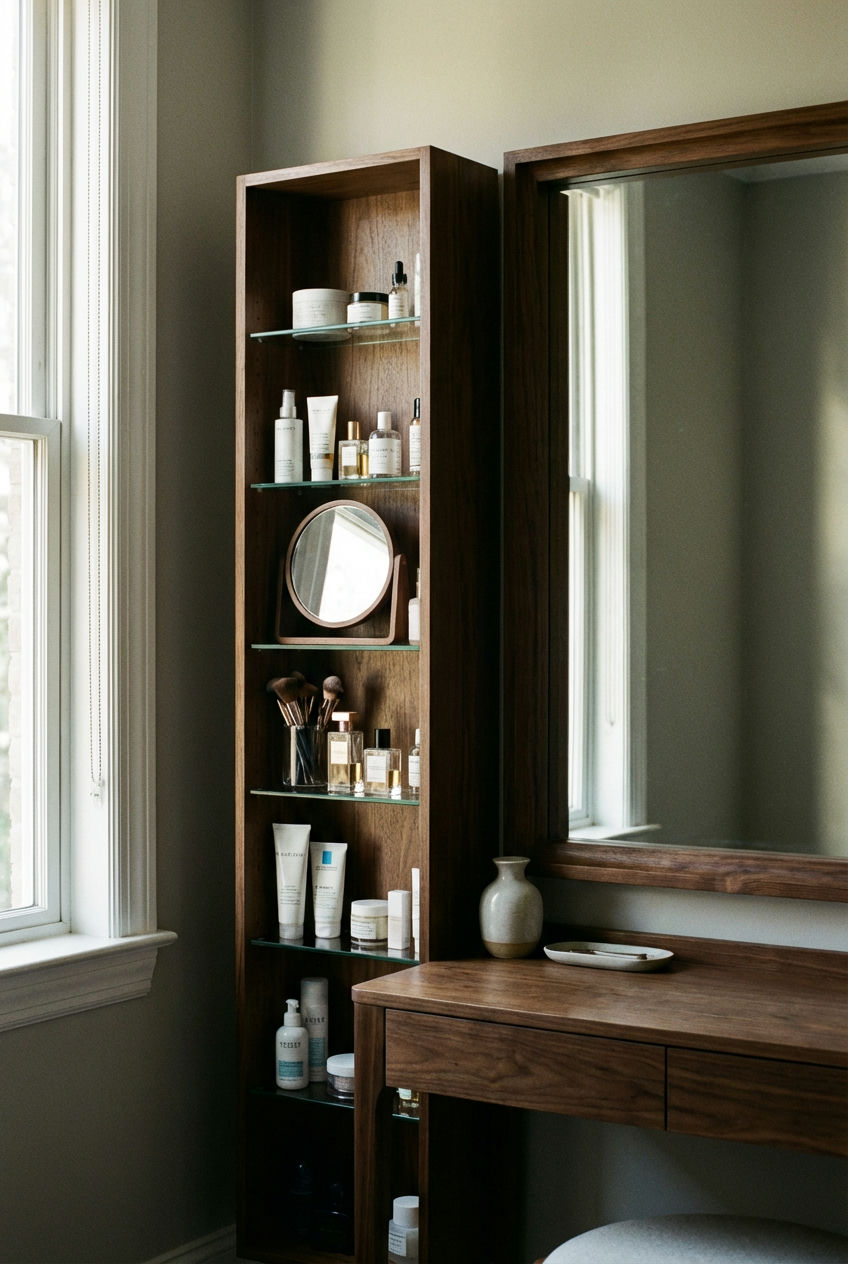 Vanity-with-Built-in-Storage-Tower-1