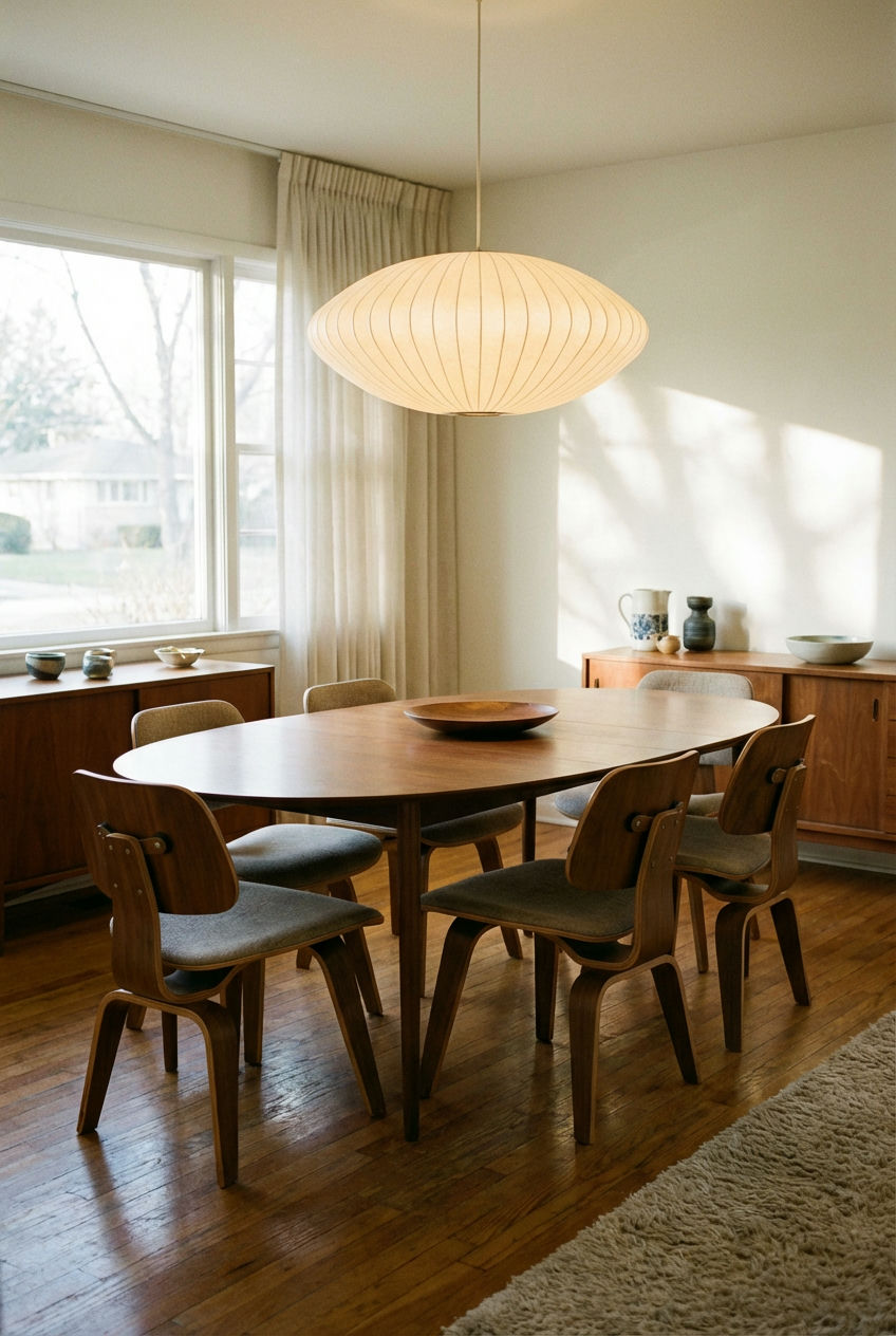 Mid-Century Modern with Lighting 1