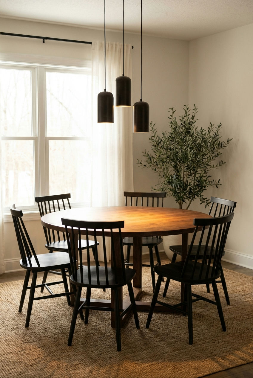 Warm Wooden with Modern Lighting 1